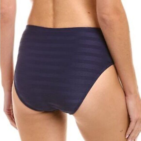 La Blanca Women's High Waist Hipster Bikini Swimsuit Bottom Indigo, Size 12, NWT - Picture 2 of 8